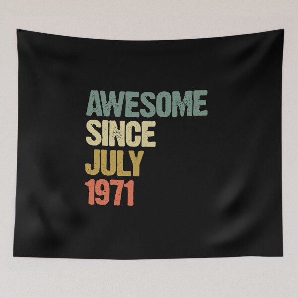 Item preview, Awesome Since July 1971 49th Birthday Gift designed and sold by vomaria.
