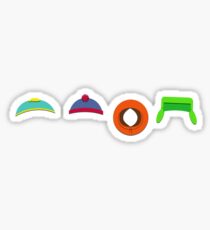 South Park Hats Sticker