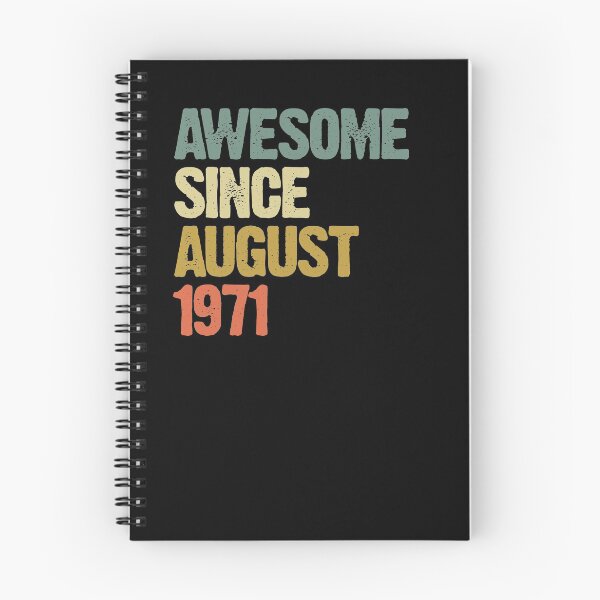 Item preview, Awesome Since August 1971 49th Birthday Gift designed and sold by vomaria.