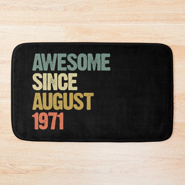 Item preview, Awesome Since August 1971 49th Birthday Gift designed and sold by vomaria.