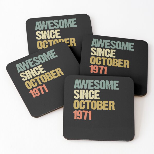 Item preview, Awesome Since October 1971 49th Birthday Gift designed and sold by vomaria.