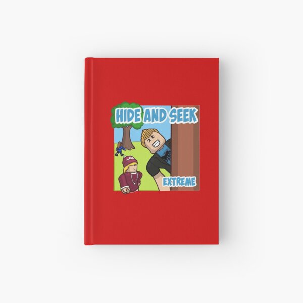 Hide And Seek Extreme Hardcover Journal By Tubers Redbubble - roblox family bloxburg hide n seek