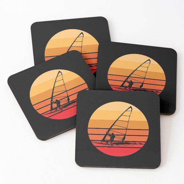 Item preview, Windsurfing Retro Sunset designed and sold by EstelleStar.