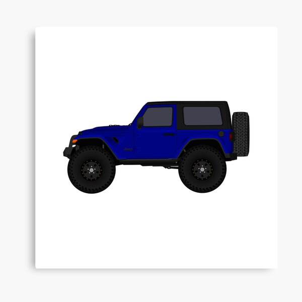 Jeep Lj Blue Canvas Prints for Sale | Redbubble