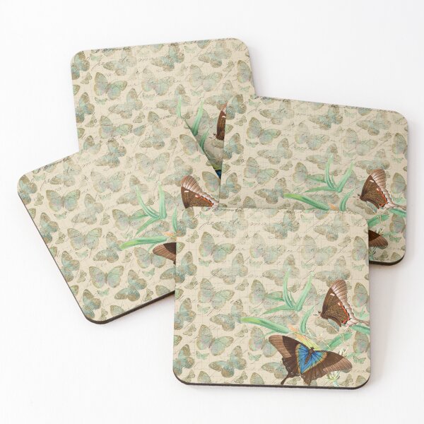Item preview, Vintage Retro Butterfly Ephemera Pattern designed and sold by digitalvintage.