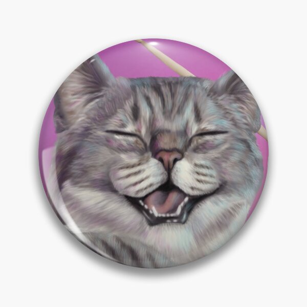 Item preview, Smiling cat face designed and sold by Mehu.