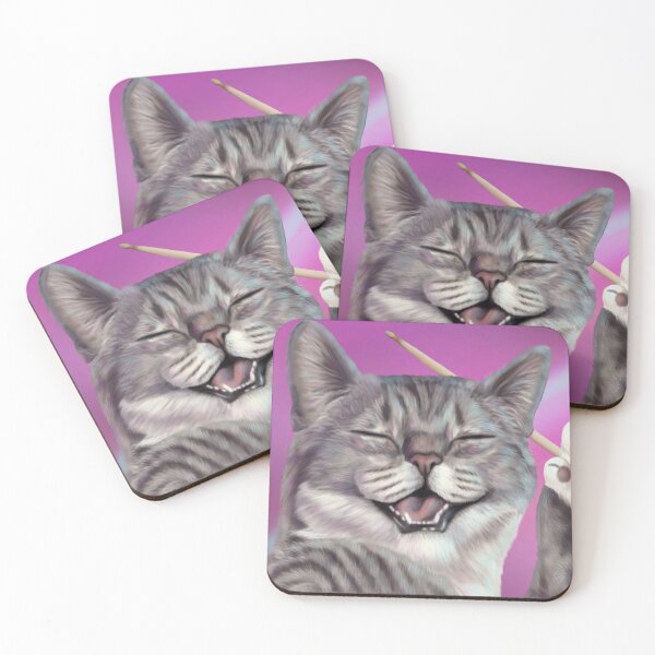 Item preview, Smiling cat face designed and sold by Mehu.