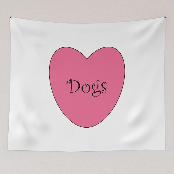 Item preview, I love dogs heart stickers  designed and sold by anh04.