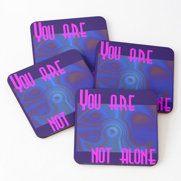Item preview, You are not alone - T Shirt Design designed and sold by muz2142.