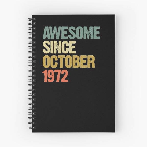 Item preview, Awesome Since October 1972 48th Birthday Gift designed and sold by vomaria.