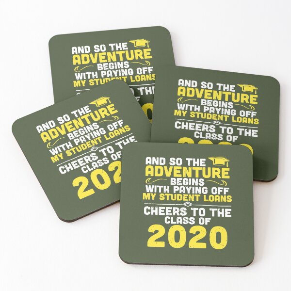 Item preview, The Adventure Begins With Paying Off My Student Loans - Class Of 2020 designed and sold by AscendMerch.