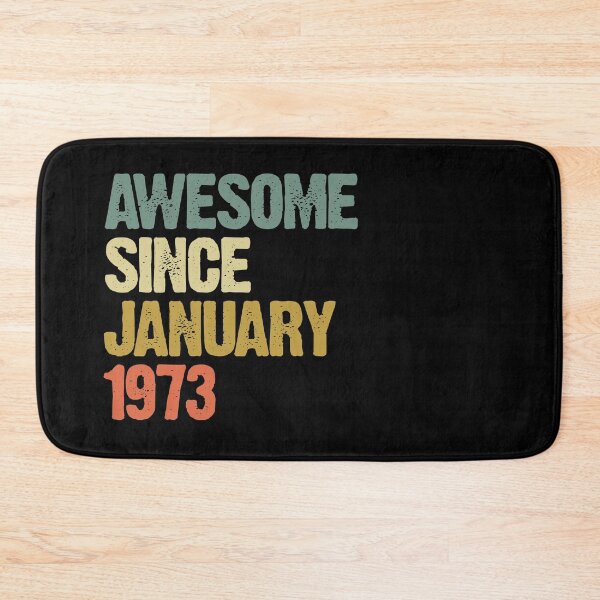 Item preview, Awesome Since January 1973 47th Birthday Gift designed and sold by vomaria.