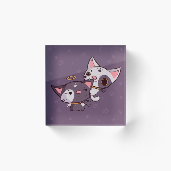 Cheeky Kitties Acrylic Block