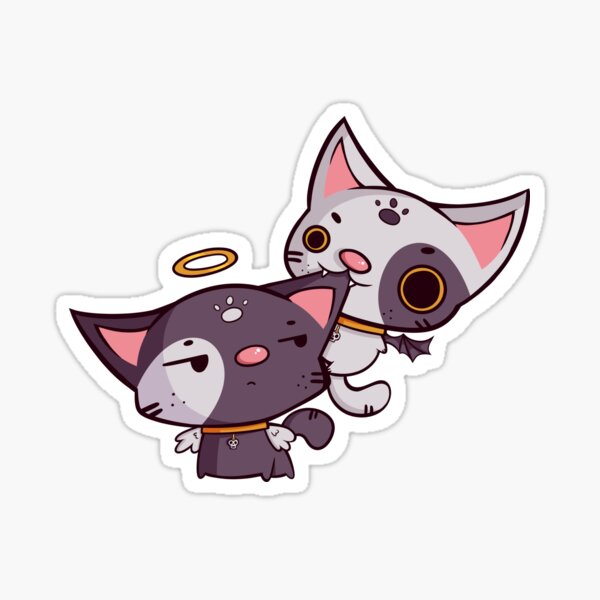 Cheeky Kitties Sticker