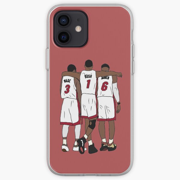 Wade, Bosh & LeBron iPhone Soft Case