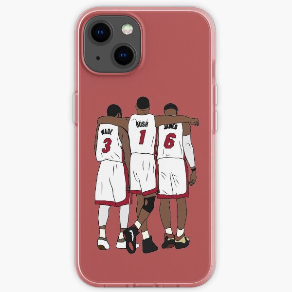 Wade, Bosh & LeBron Coque souple iPhone