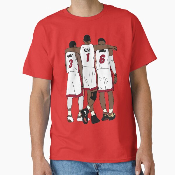 Artikel-Vorschau von Wade, Bosh und LeBron, designt und verkauft von RatTrapTees.