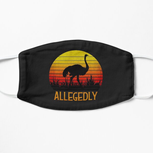 Allegedly Ostrich Flat Mask