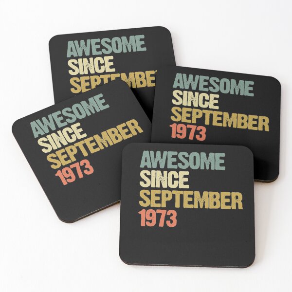 Item preview, Awesome Since September 1973 47th Birthday Gift designed and sold by vomaria.