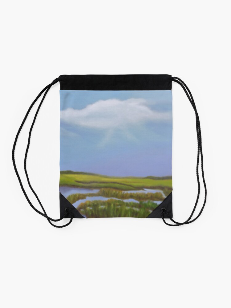 Alternate view of Before the Storm Drawstring Bag