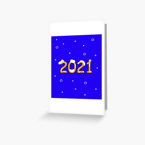 Item preview, 2021 new year, christmas, winter, holiday gift designed and sold by grafinya.