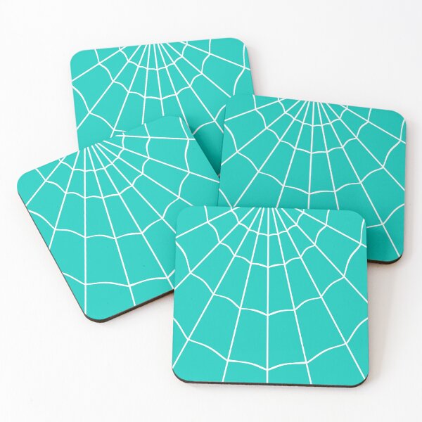 Item preview, Spider Web - Turquoise designed and sold by clockworkheart.