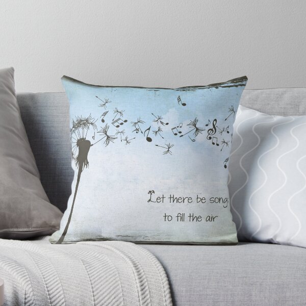 Grateful Dead - Let Their Be Songs to Fill the Air Throw Pillow