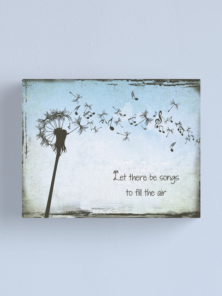 Alternate view of Grateful Dead - Let Their Be Songs to Fill the Air Canvas Print