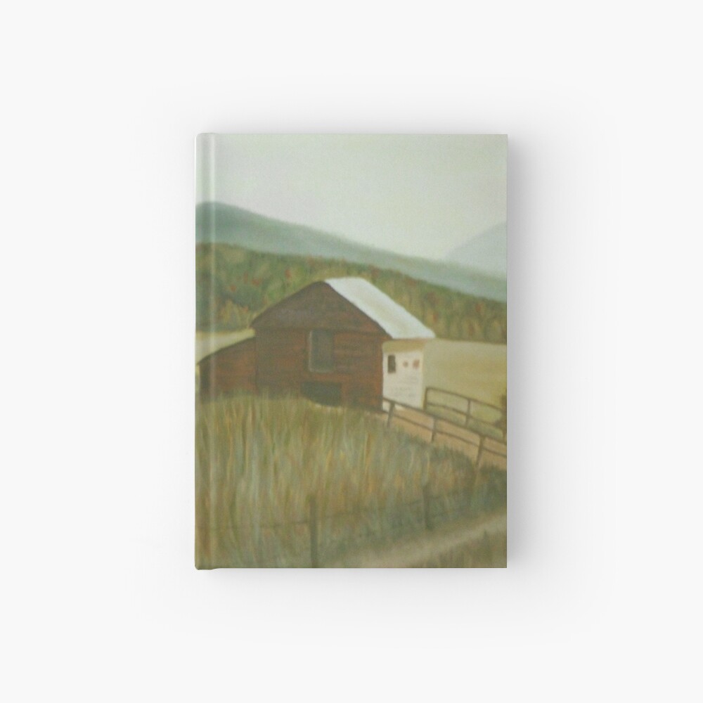 A Country Barn Hardcover Journal