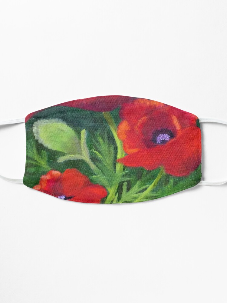 Alternate view of Poppies in the Wild Mask