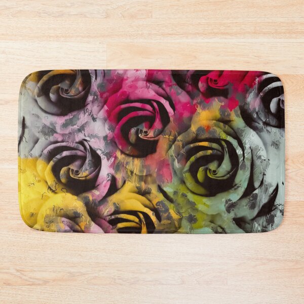 Item preview, rose texture abstract  with red pink yellow painting abstract background designed and sold by Mrvell.