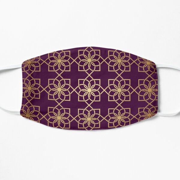 Golden Flowers Mask