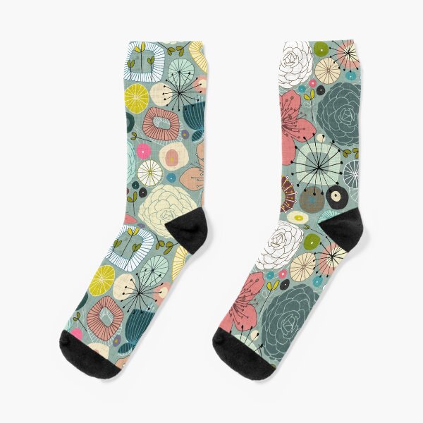 oriental blooms Socks