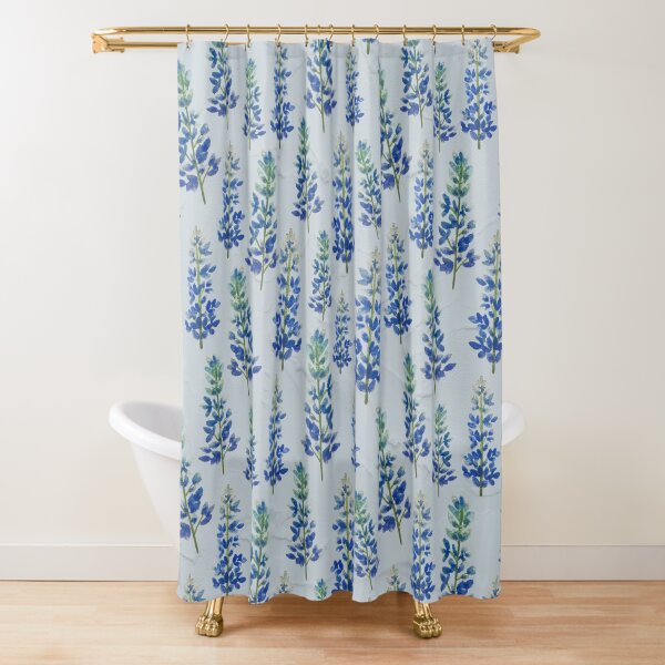 Blue Bonnets Shower Curtain