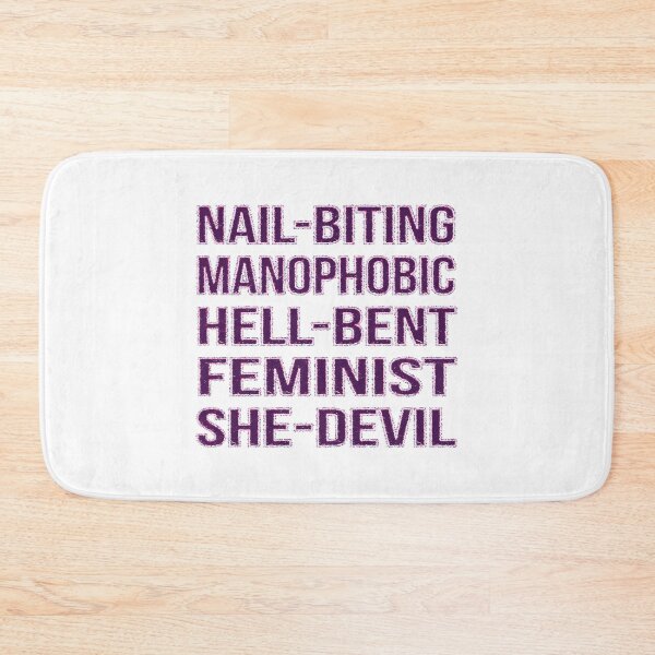 Item preview, Nail-Biting, Manophobic, Hell-Bent, Feminist, She-Devil designed and sold by Pellucid.
