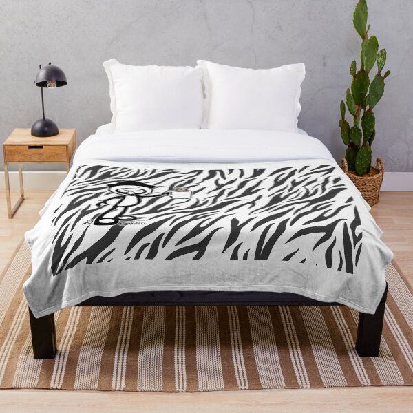Item preview, GG Coffee Guy Stick Figure Zebra Print designed and sold by GDGCreations.