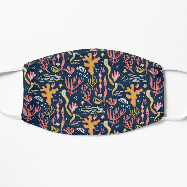 Coral serenade Flat Mask