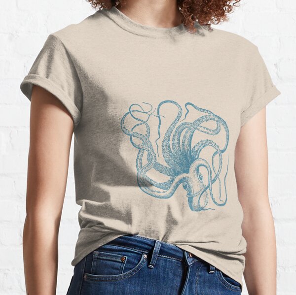 Blue Octopus Classic T-Shirt
