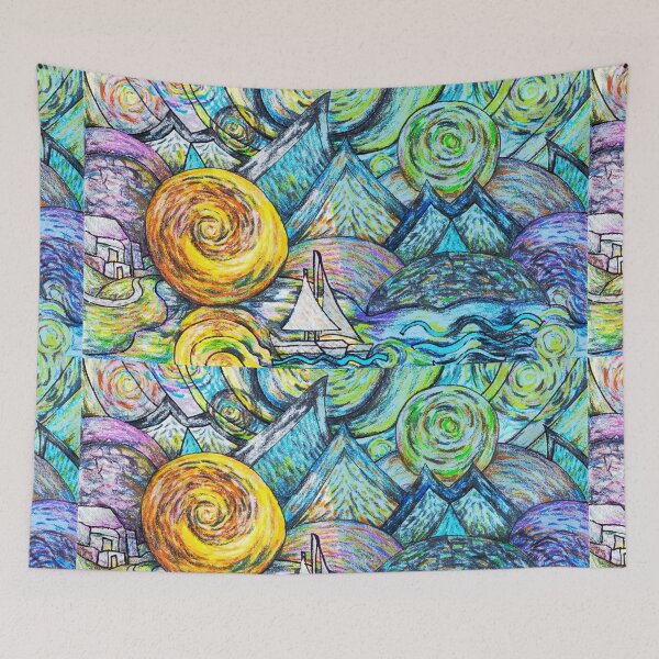 Item preview, Into the Bight, Impressionism designed and sold by Sharon Schwalbe.