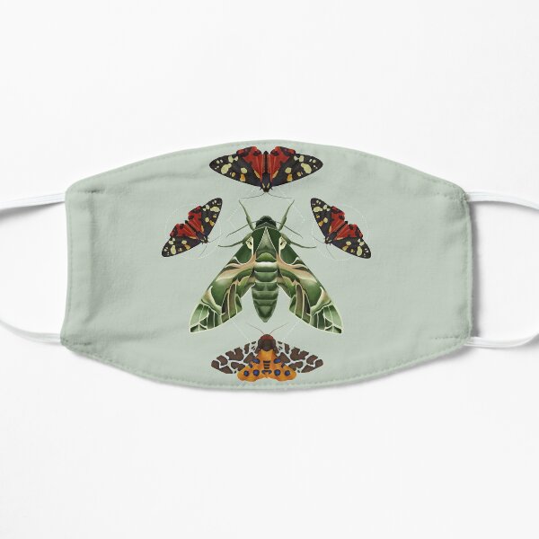 Moth Pattern Flat Mask