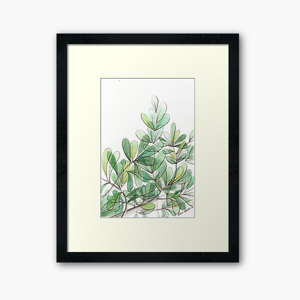 The Neighbor's Tree Framed Art Print