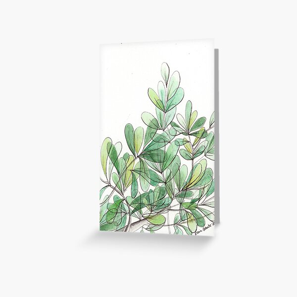 The Neighbor's Tree Greeting Card