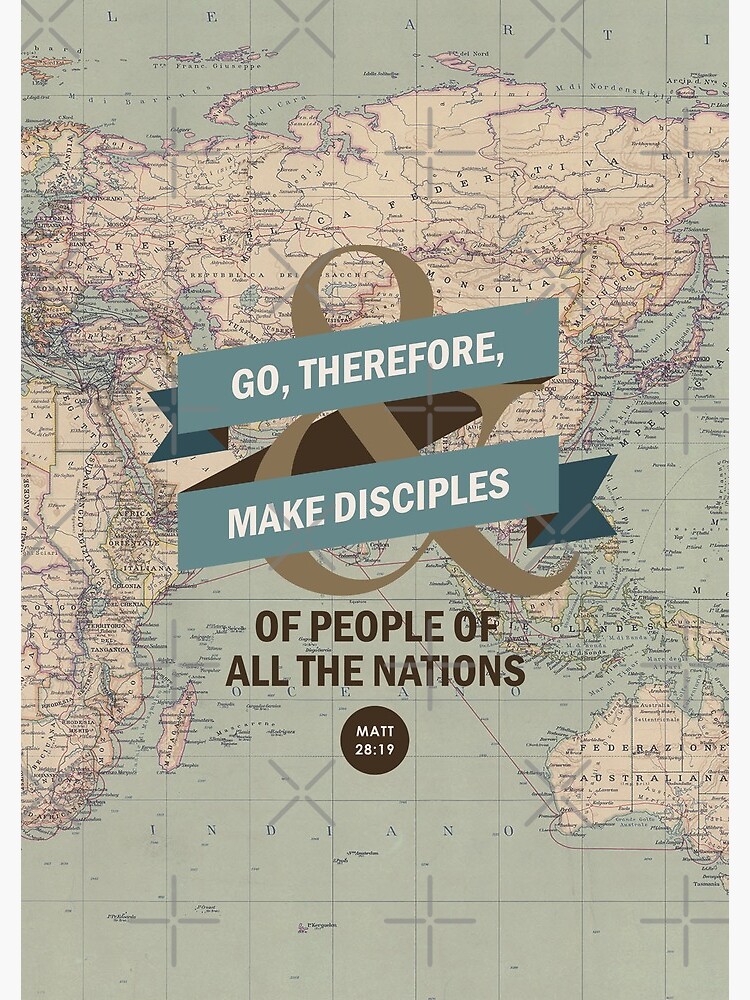 Thumbnail 3 of 3, Spiral Notebook, Matthew 28:19 designed and sold by Paper Bee Gift Shop.