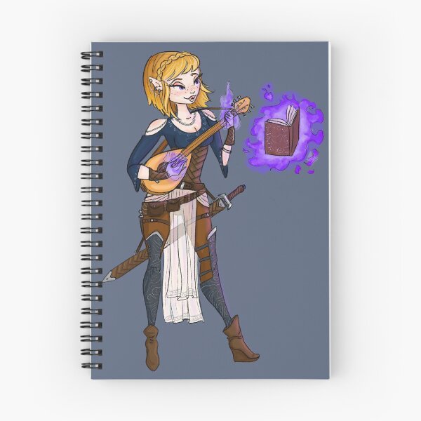 Item preview, Half-elf Bard designed and sold by Alexa Martin.