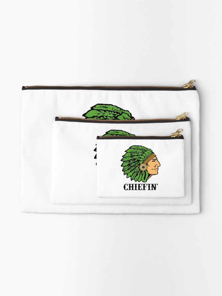 Thumbnail 2 of 4, Zipper Pouch, Chiefin' designed and sold by StrainSpot.
