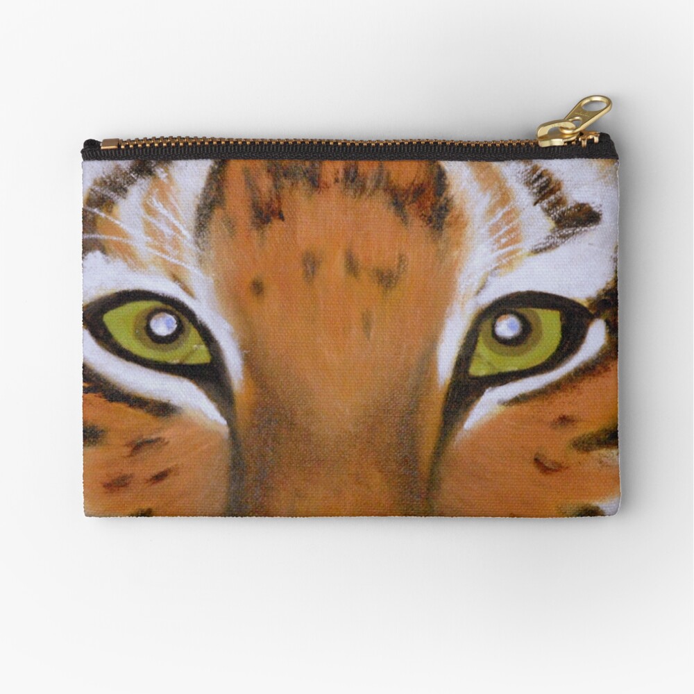 Tiger Eyes Zipper Pouch
