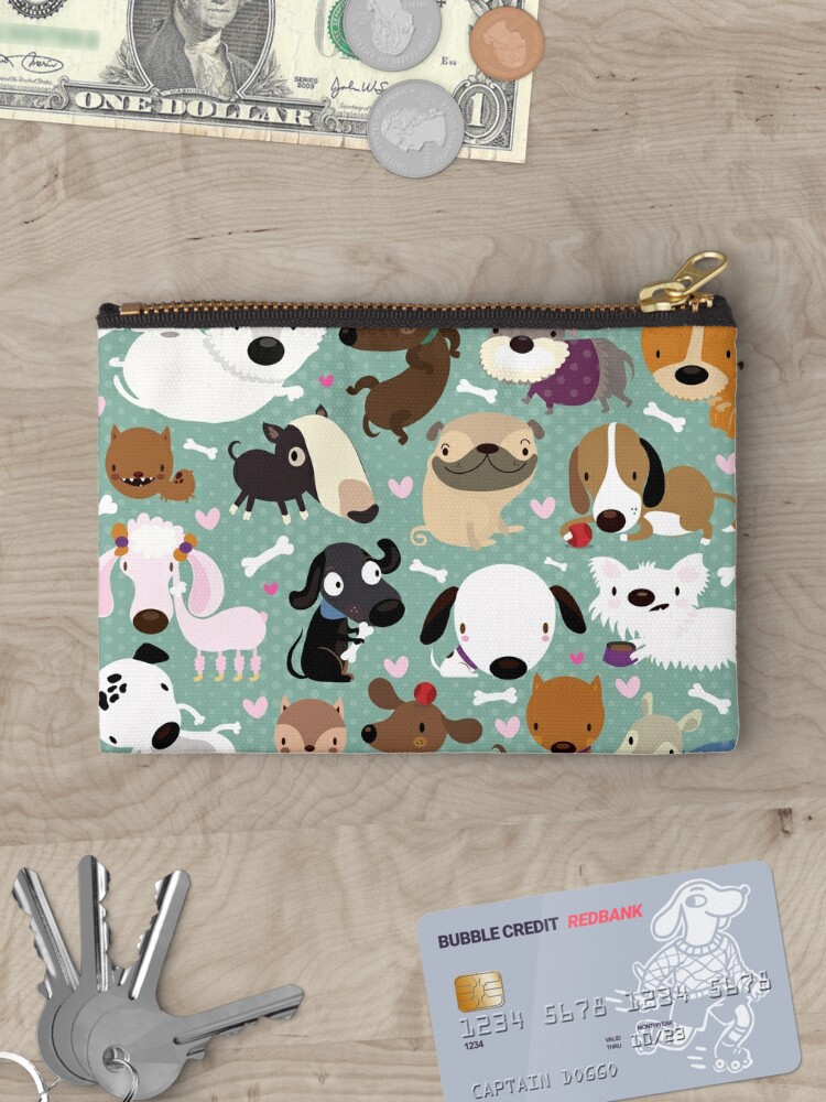 Discover Cute Dogs Pattern Makeup Bag