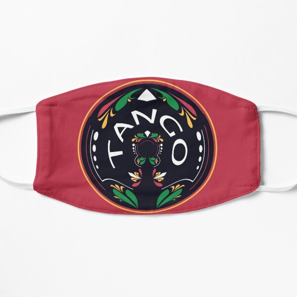 Argentine Tango Fileteado Circle Flat Mask