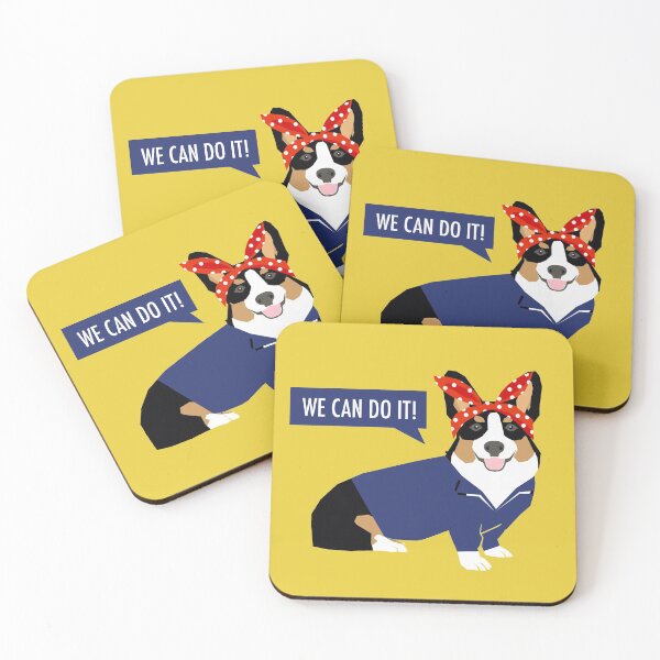 Item preview, Rosie Tri Corgi pegatina - pegatina corgi, corgi rosie, corgi feminista, corgi, lindo corgi, designed and sold by PetFriendly.