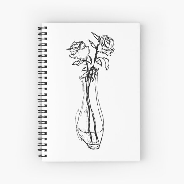 Flowers in a Vase Spiral Notebook